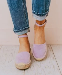 Vendor-unknown Fiesta Espadrille Flats Lavender Shoes