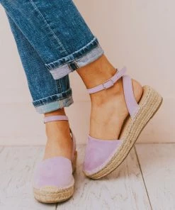 Vendor-unknown Fiesta Espadrille Flats Lavender Shoes