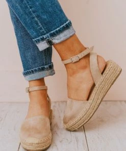 Vendor-unknown Fiesta Espadrille Flats Oatmeal