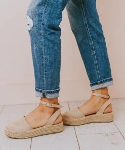 Vendor-unknown Fiesta Espadrille Flats Oatmeal