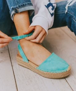 Vendor-unknown Fiesta Espadrille Flats Turquoise