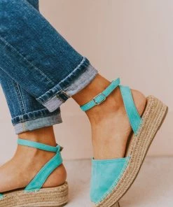 Vendor-unknown Fiesta Espadrille Flats Turquoise
