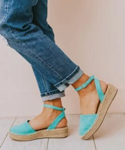Vendor-unknown Fiesta Espadrille Flats Turquoise