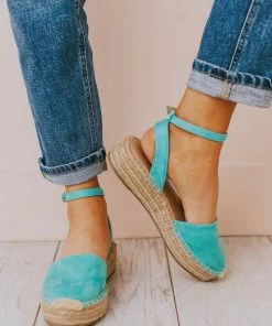 Vendor-unknown Fiesta Espadrille Flats Turquoise