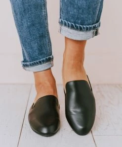 Vendor-unknown Miles Slip On Flats Black Shoes