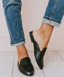 Vendor-unknown Miles Slip On Flats Black Shoes