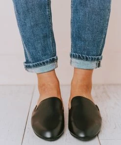 Vendor-unknown Miles Slip On Flats Black Shoes