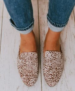 Vendor-unknown Miles Slip On Flats Spotted