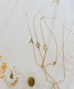 Mia Accessories Alphabet Necklace A-W