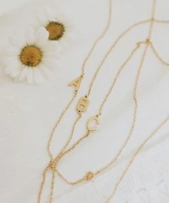 Mia Accessories Alphabet Necklace A-W