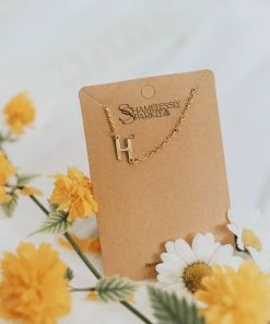 Mia Accessories Alphabet Necklace A-W