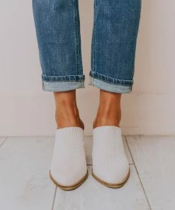 Beast Angela Corduroy Slip On Booties Nude Shoes