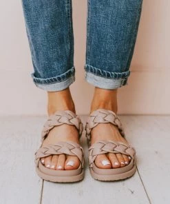 Cleo Two Braided Sandal Birch
