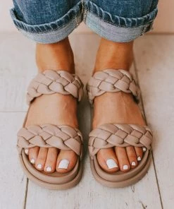 Cleo Two Braided Sandal Birch