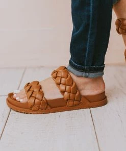 Cleo Two Braided Sandal Camel Shoes