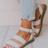 Fortune Dynamic Shoes Clover Buckled Sandals Stone