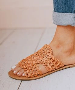 Shoes Crochet Sandals Coral