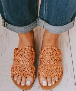 Shoes Crochet Sandals Coral