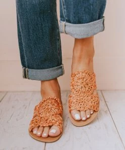 Shoes Crochet Sandals Coral