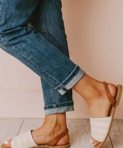 Harper Sling Back Sandal Beige Shoes