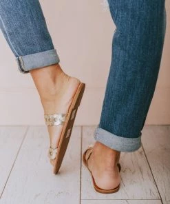 Eleora Braided Sandals Gold