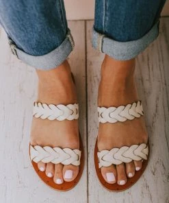 Shoes Eleora Braided Sandals Nude