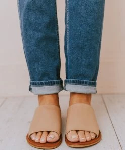 Elio Slip On Sandals Blush