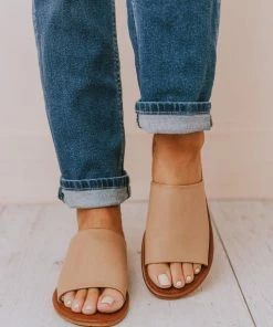 Elio Slip On Sandals Blush