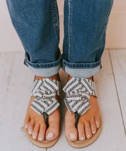 Shoes Elowen Bow Sandals Black/Beige