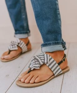 Shoes Elowen Bow Sandals Black/Beige