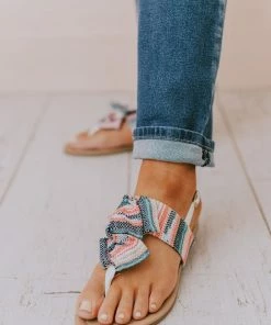 Shoes Elowen Bow Sandals Blue/Pink
