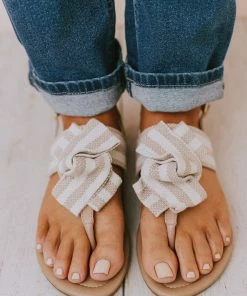 Elowen Bow Sandals Blush/Beige Shoes