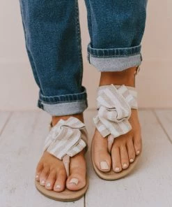 Elowen Bow Sandals Blush/Beige Shoes