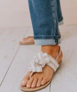 Elowen Bow Sandals Blush/Beige Shoes