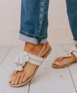 Elowen Bow Sandals Blush/Beige Shoes