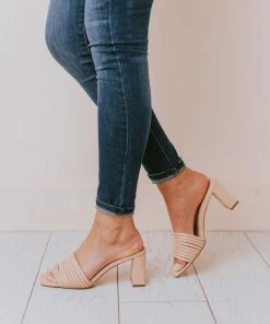 Evelyn Recycled Slip On Sandal Blush