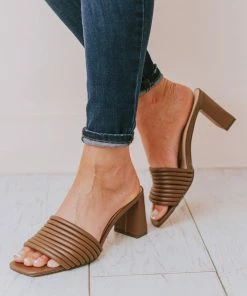 Shoes Evelyn Recycled Slip On Sandal Nutmeg