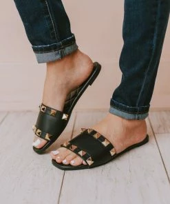 Shoes Evie Studded Sandals Black