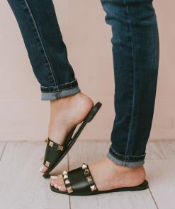Shoes Evie Studded Sandals Black