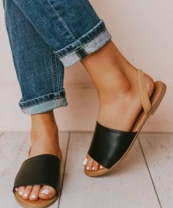 Harper Sling Back Sandal Black