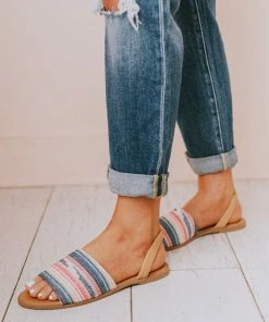 Harper Sling Back Sandal Blue/Pink Shoes