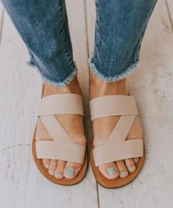 Harvey Slip On Sandals Camel Shoes