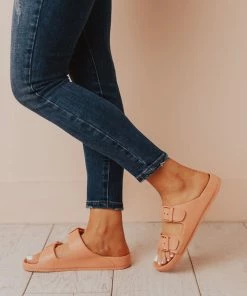 Lennie Buckled Sandals Coral Shoes