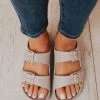 Shoes Lennie Buckled Sandals Grey