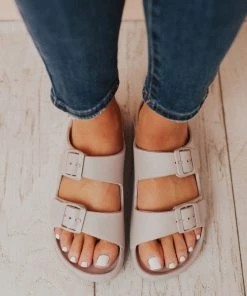 Shoes Lennie Buckled Sandals Grey
