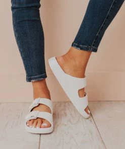 Shoes Lennie Buckled Sandals White
