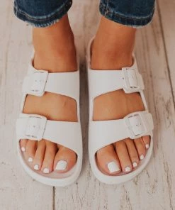 Shoes Lennie Buckled Sandals White