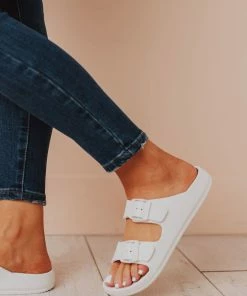 Shoes Lennie Buckled Sandals White