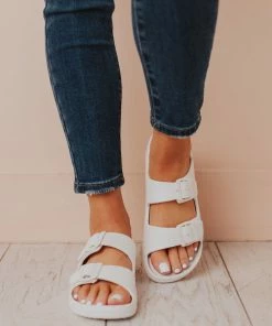 Shoes Lennie Buckled Sandals White