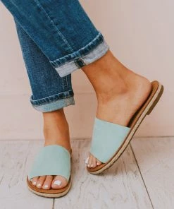 Shoes Leora Slip On Sandals Mint